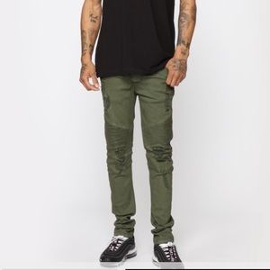Mens Fashion Nova Ronan Skinny Moto Jeans